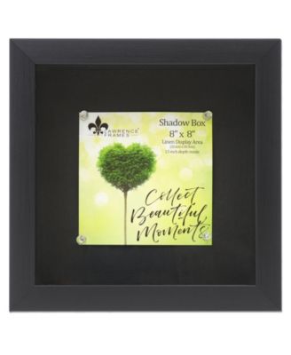 Shadow Box Frame with Linen Display Board, 8" x 8"