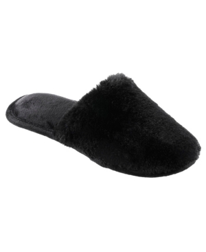 image of Totes Women-s Faux Fur Scuff Slippers