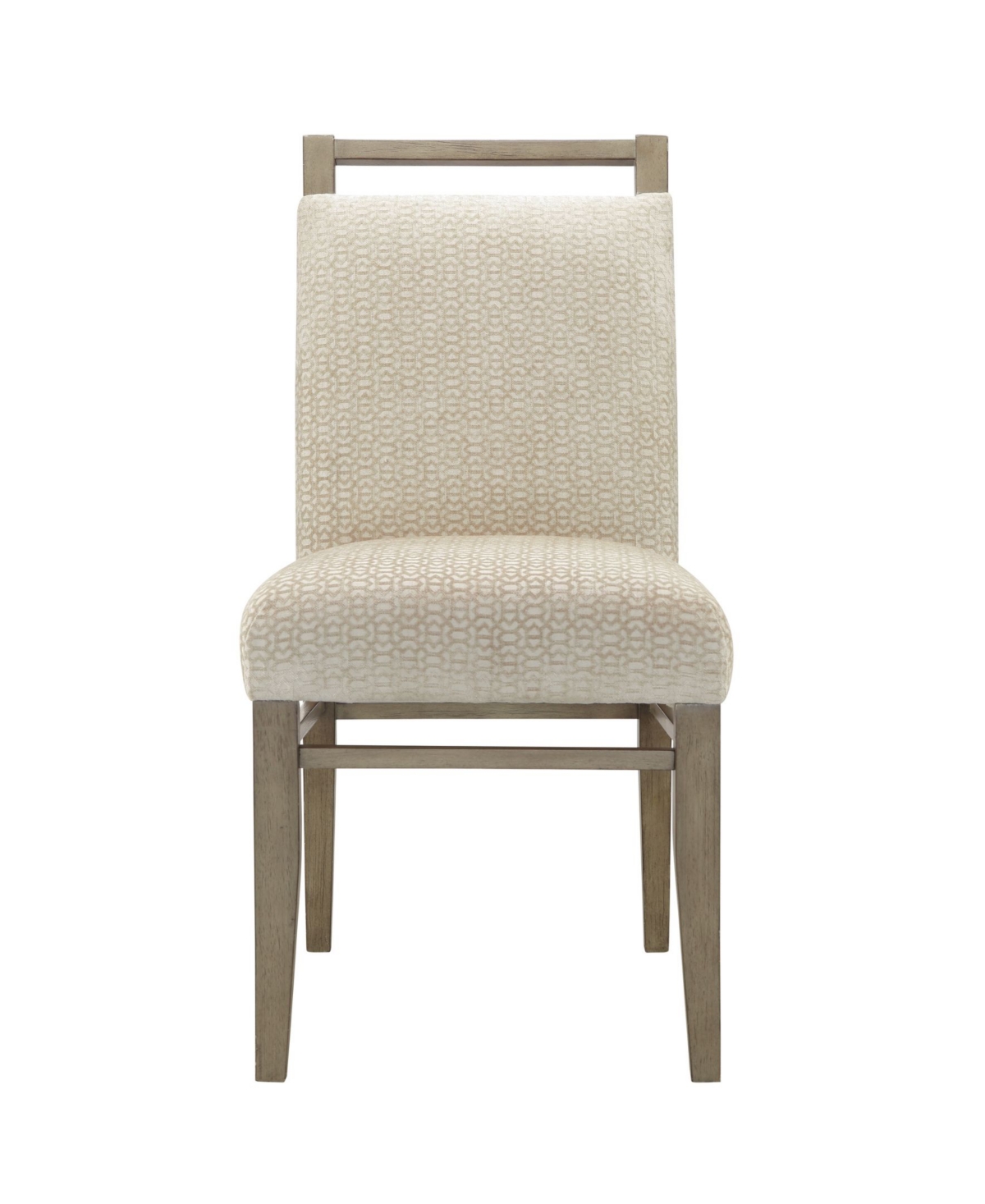 Madison Park Elmwood Modern Fabric Upholstered Dining Chair with Exposed Top, Set of 2