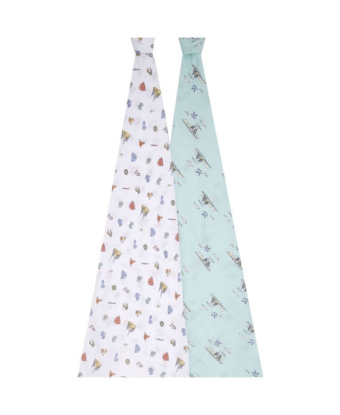 aden by aden + anais Baby Boys Printed Harry Potter Swaddle Blankets