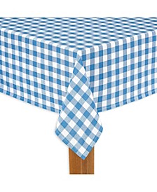 Buffalo Check Navy 100% Cotton Table Cloth for Any Table 60"X120"