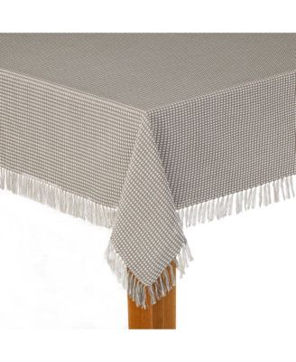 Homespun Grey Tablecloth 52"X52"