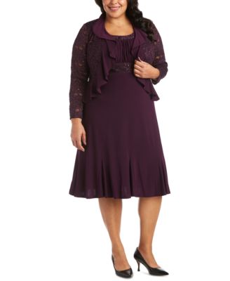 macys plum dress