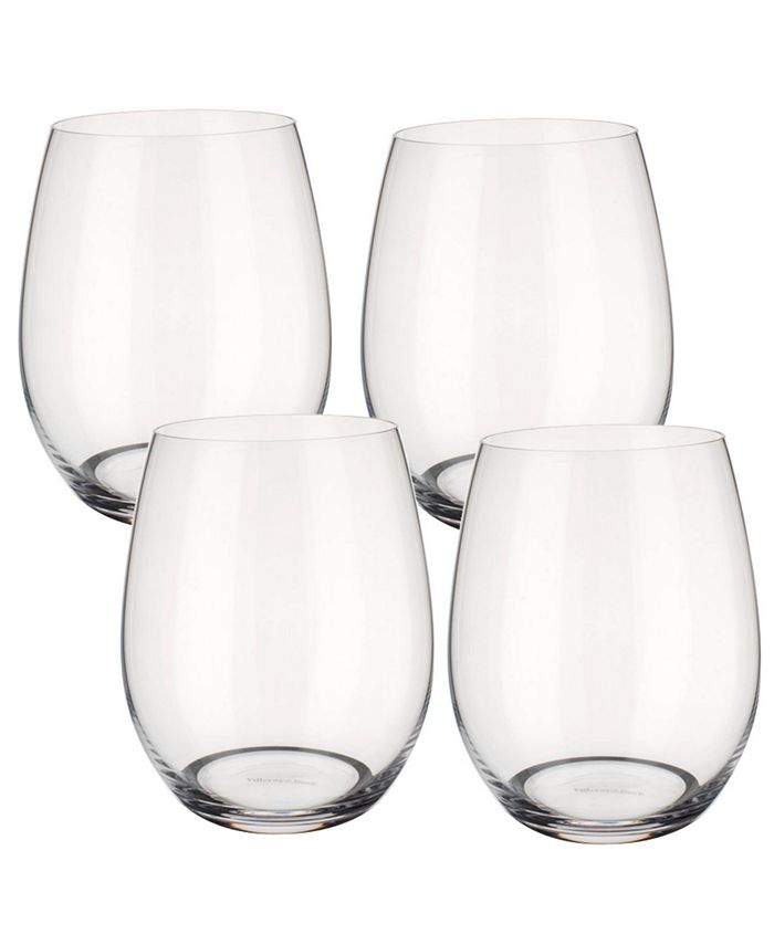 Villeroy & Boch - Entr&eacute;e Double Old Fashioned or White Wine Stemless, Set of 4