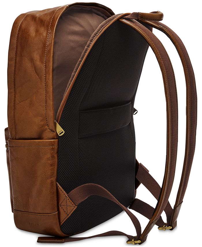 Fossil Men's Brown Buckner Backpack Macy's