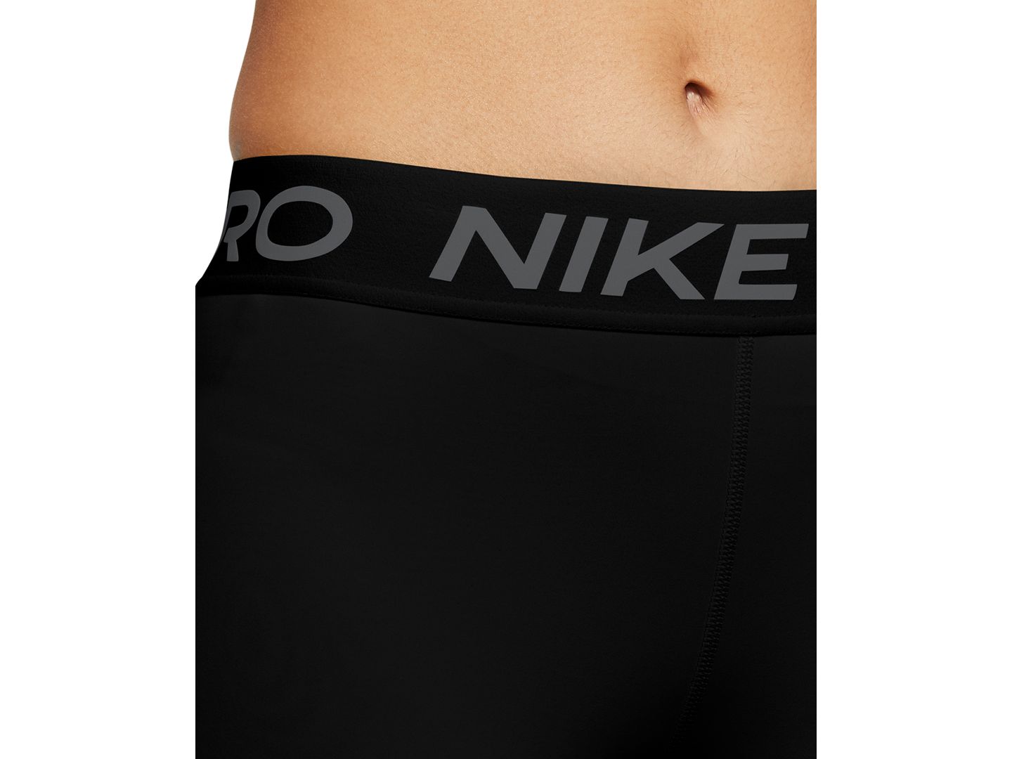 Женские шорты Nike Pro 3" Shorts, цвет: Чёрный / Железный серый — фото 4