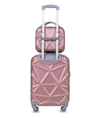 Gem 2-Pc. Carry-On Hardside Cosmetic Luggage Set