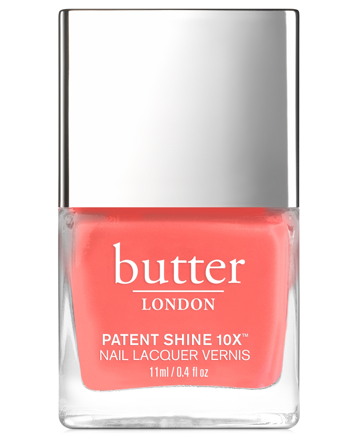 Butter London Patent Shine 10x Nail Lacquer In Trout Pout (bright Coral Crã¨me)