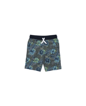 image of Little Boys All Over Tropical Print Graphic Shorts