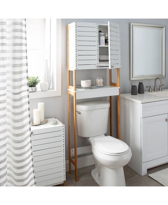 Neu Home 3 Shelf Over the Toilet Bamboo Space Saver Macy's