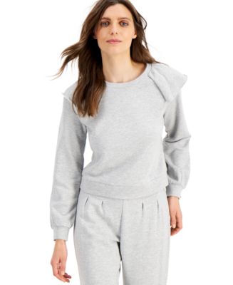 INC International Concepts INC Ruffled Sweatshirt, Created for Macy's ...