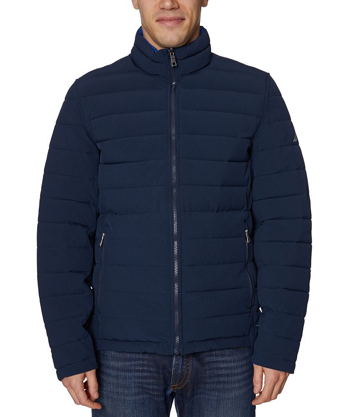 Nautica Men's Reversible Stretch Quilted Jacket & Reviews - Coats ...