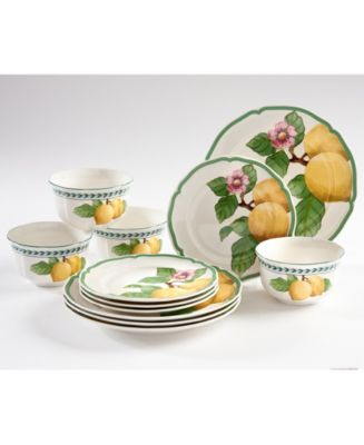 Villeroy & Boch French Garden Modern Lemons 12-PC Dinnerware Set