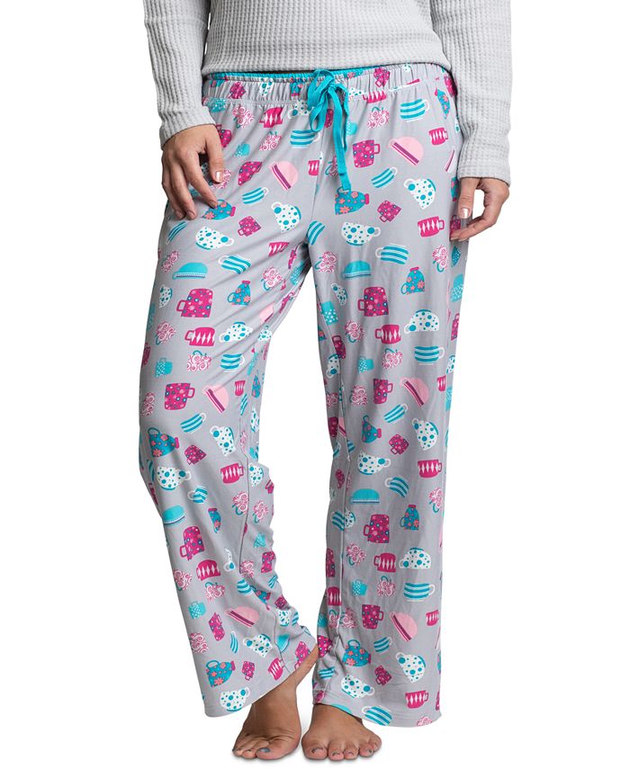 Muk Luks Plus Size Printed Pajama Pants - Macy's