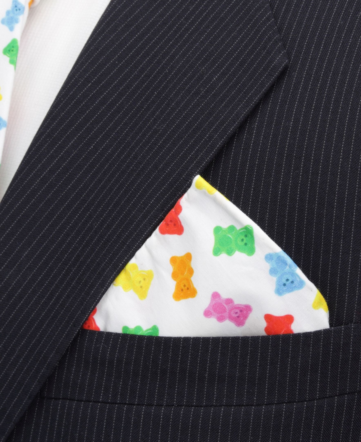 Men's Gummy Bear Pocket Square