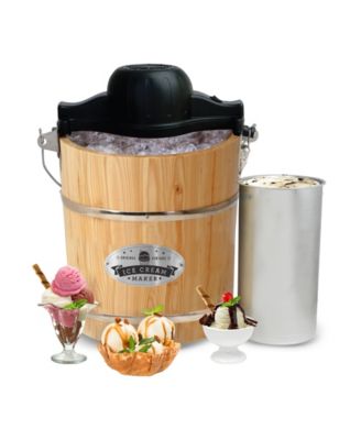 Elite Gourmet - 4-Qt. Old Fashioned Electric Ice Cream Maker