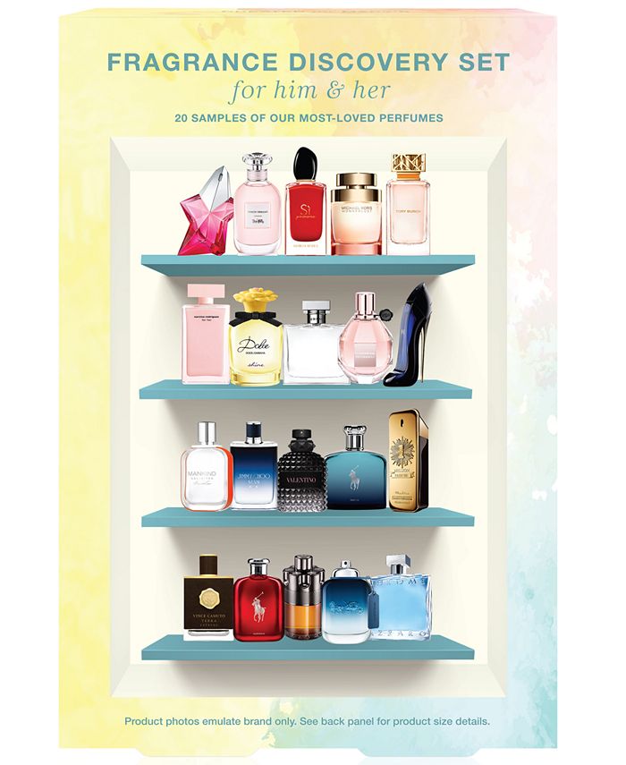 Home fragrance discovery sets