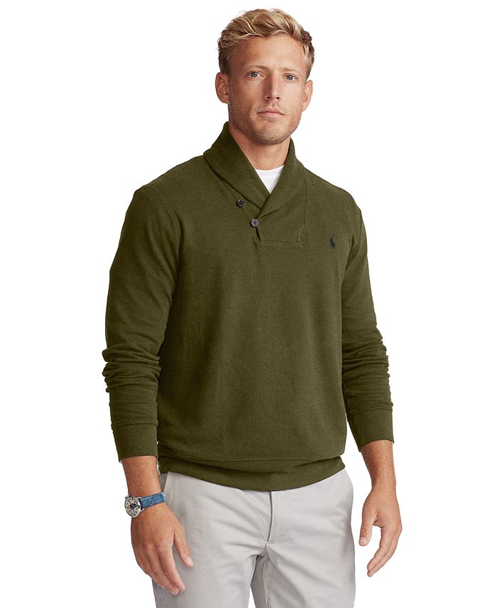 Polo Ralph Lauren Men's Double-Knit Jersey Sweater - Macy's