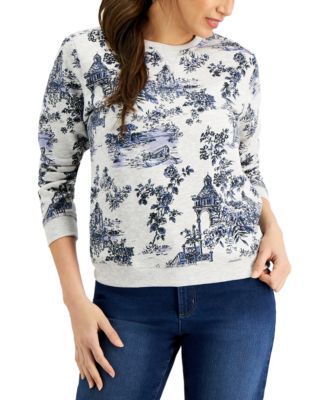 Macys karen scott petite sweatshirts hotsell