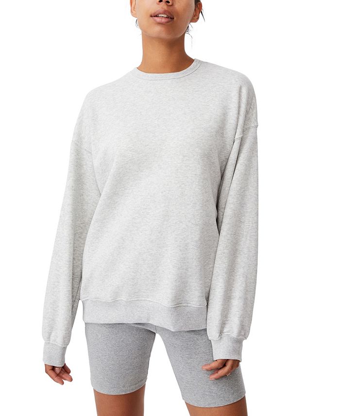 COTTON ON Women's Oversize Super Slouch Crew Neck Sweater - Macy's