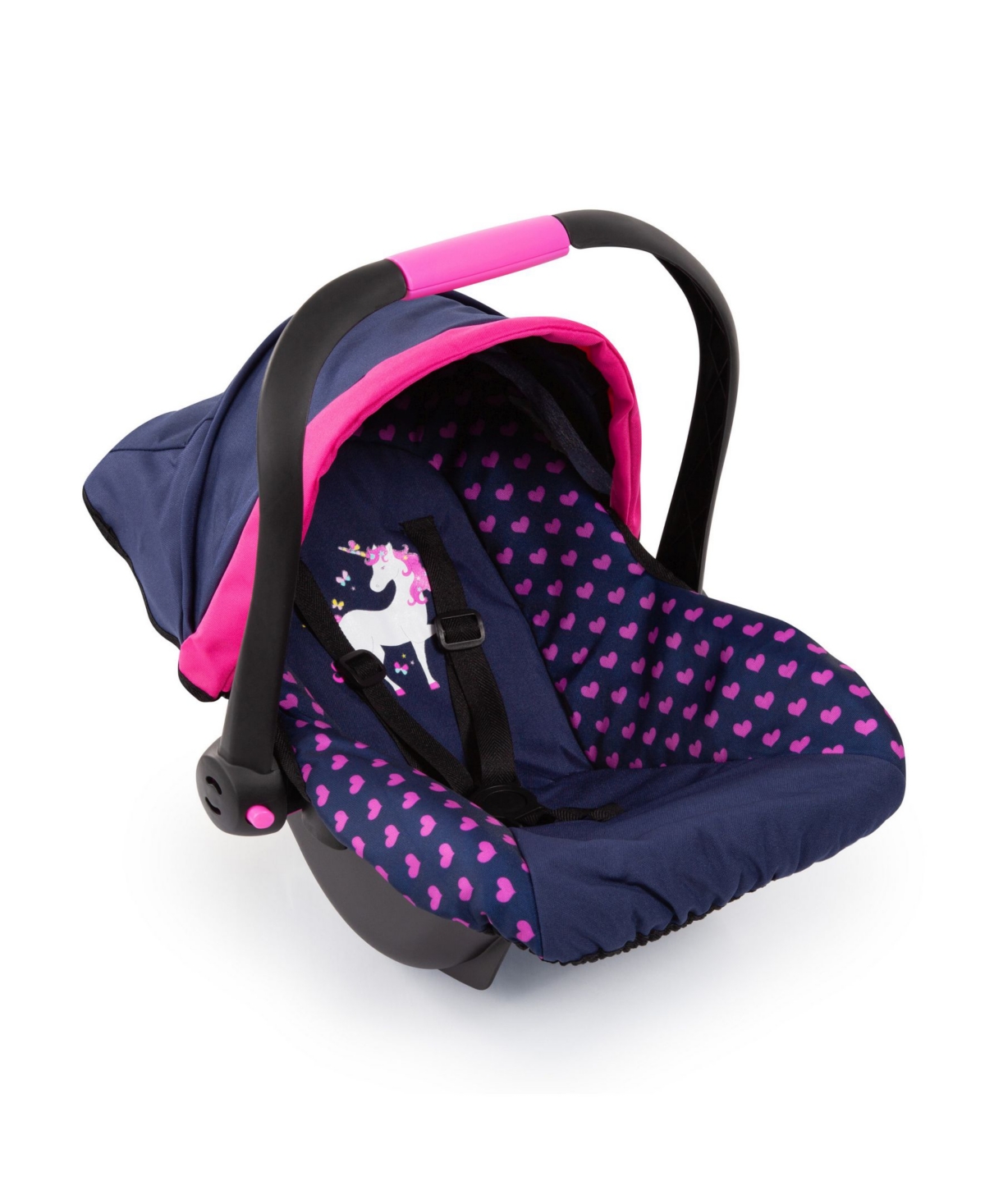 Shop Redbox Baby Doll Deluxe Car Seat With Canopy In Blue,pink