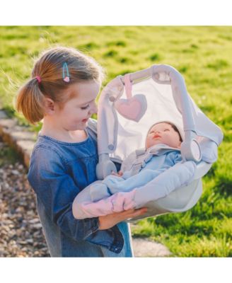 Redbox Tiny Treasures Toy Baby Doll with Car Seat Set