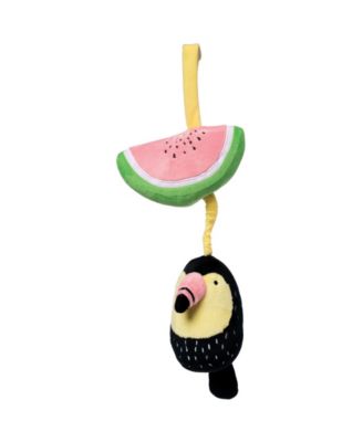 Manhattan Toy Company Toucan Crib and Baby Travel Accessory Brahms's Lullaby Pull Musical Toy