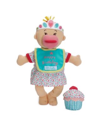 Manhattan Toy Company Wee Baby Stella Sweet Scents 12" Soft Baby Doll and Birthday Set