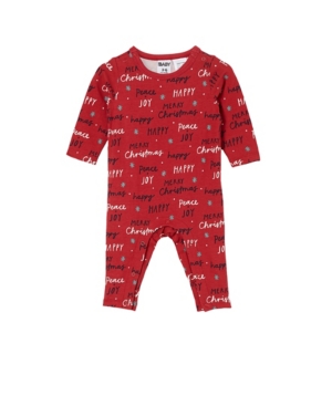Baby Boys and Girls The Long Sleeve Snap Romper
