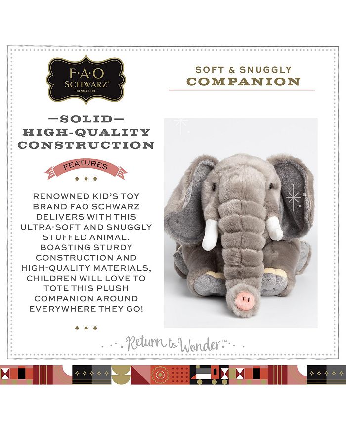 Fao schwarz deals stuffed elephant