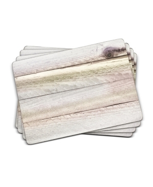 Pimpernel Driftwood Placemats, Set Of 4 In Multi