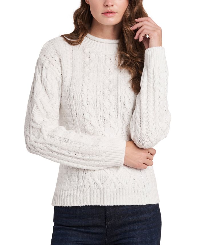 Riley & Rae Brielle Cable-Knit Sweater, Created for Macy's - Macy's