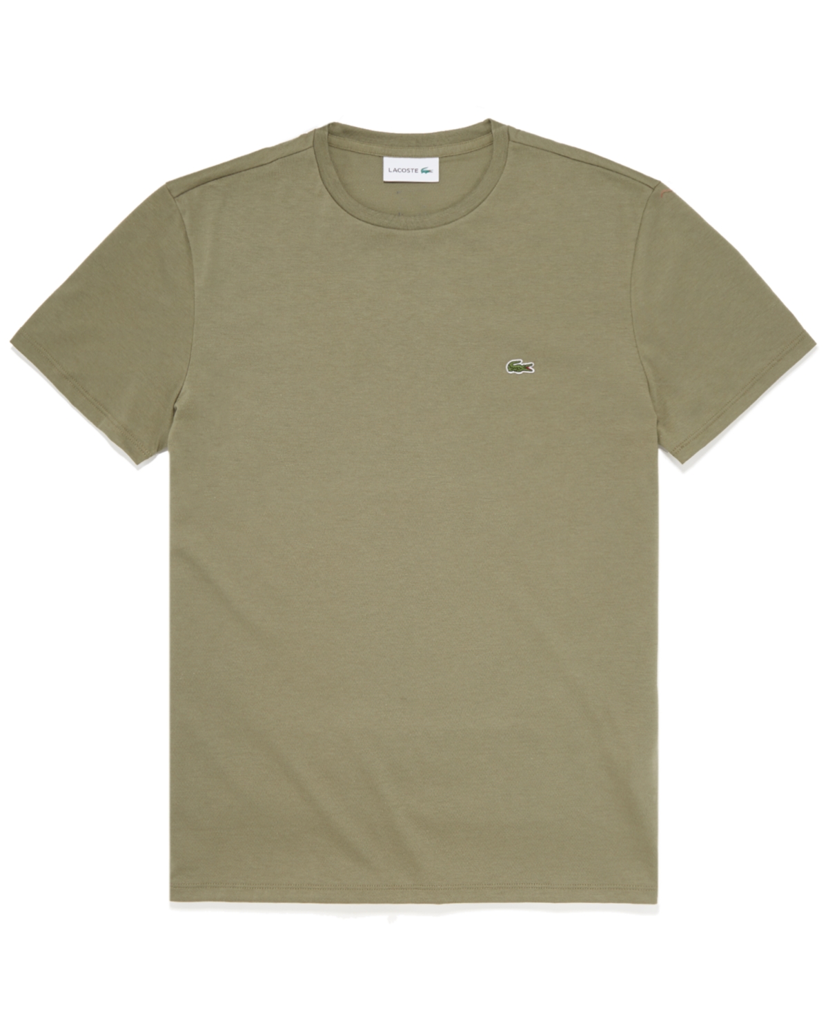 Lacoste Men's Classic Crew Neck Soft Pima Cotton T-shirt In Tank