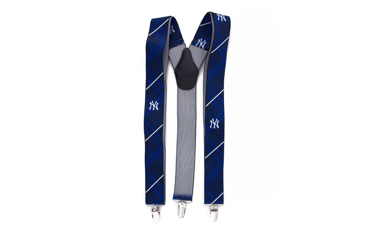 New York Yankees Oxford Suspenders - Navy/Blue