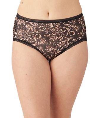 Wacoal - Women's Net Effect Jacquard Lace Brief Underwear