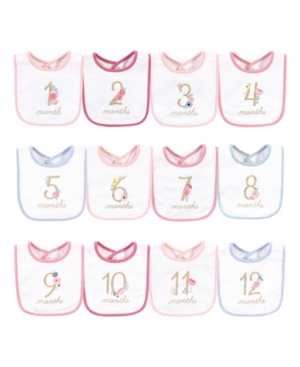 Hudson Baby Baby Girls Cotton Bibs