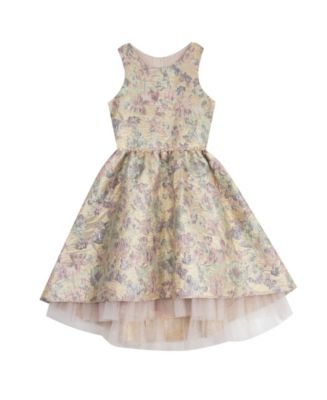 Rare Editions Plus Size Girls Brocade Dress - Macy's