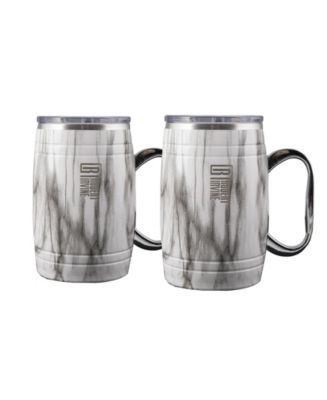 Chef Robert Irvine Set of 2 Insulated 16-oz Coffee Mugs 