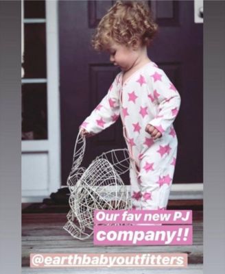 Baby Boys Girls Star Footed Coverall 