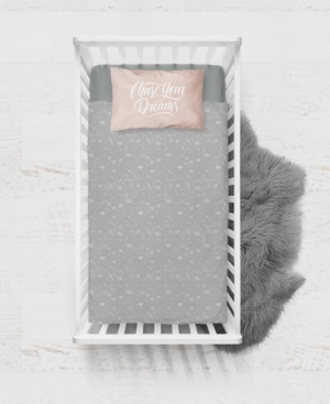 Baby Boys and Girls Viscose from Bamboo Digital Print Fitted Crib Sheet