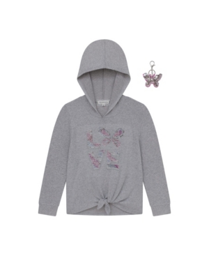 BTween Girls Glitter Woozy Hoodie with Keychain