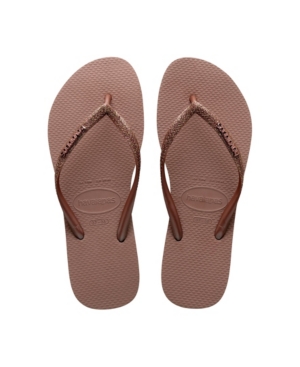 Havaianas Kids Slim Glitter Flip Flop Sandal Women's Shoes