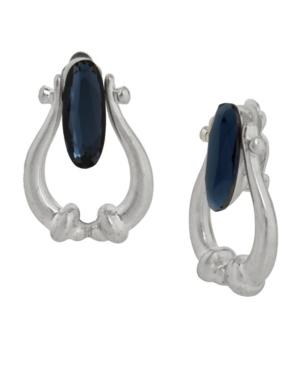 image of Robert Lee Morris Soho Montana Doorknocker Clip-on Earrings