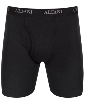 Alfani Men's Longer Length Boxers - 5-pack Created for Macy's