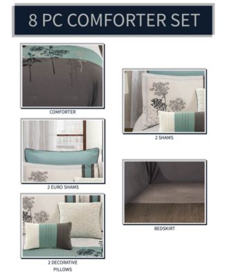 Emilie 8-Pc. Comforter Set, Queen