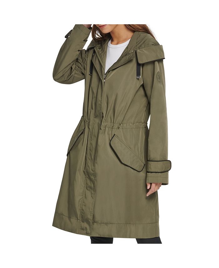 DKNY Camo Lined Anorak Rain Coat Macy s