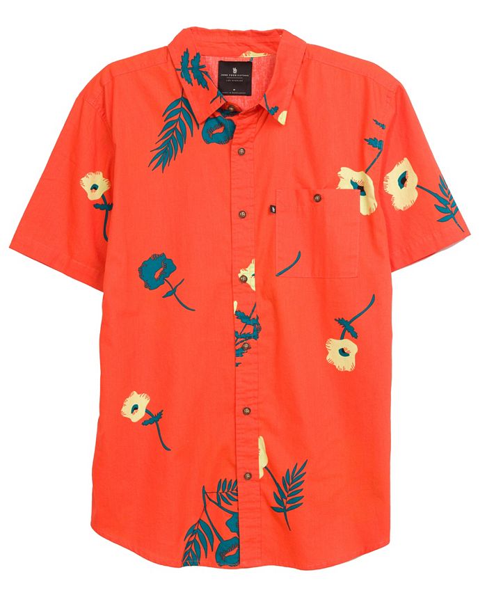 Junk Food Men's Sasha Short Sleeve Floral Shirt Macy's