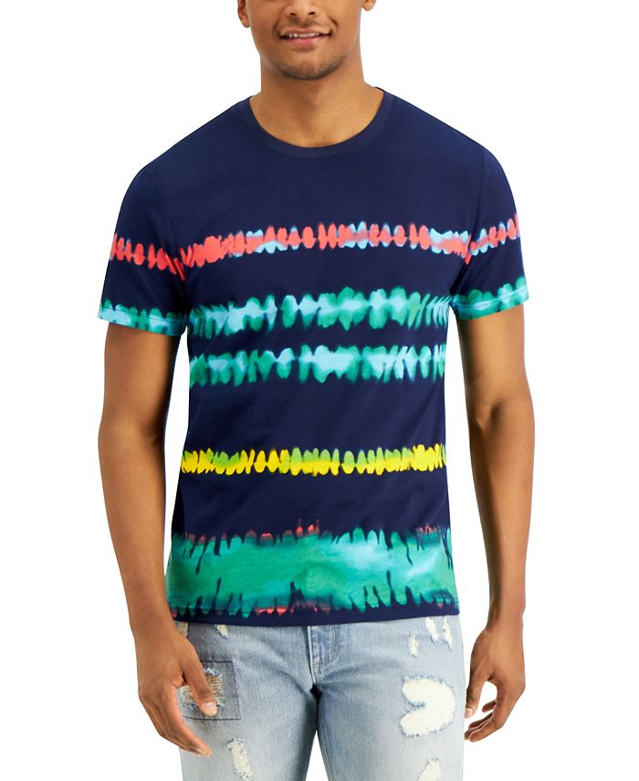 Sun + Stone Men's TieDyed Stripe TShirt Macy's
