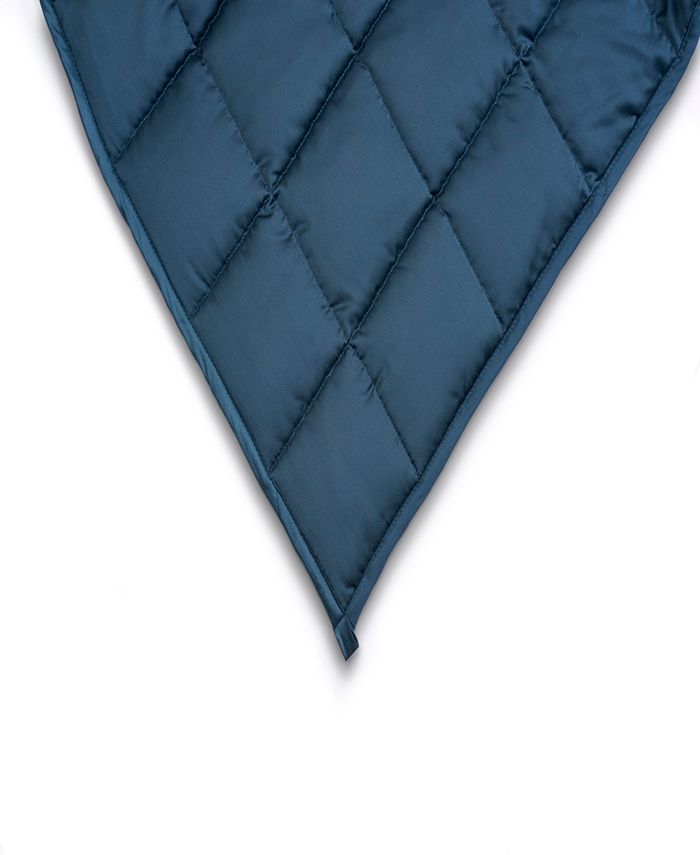 Pillow Guy Tencel Weighted Blanket, 15lb, Navy & Reviews Blankets