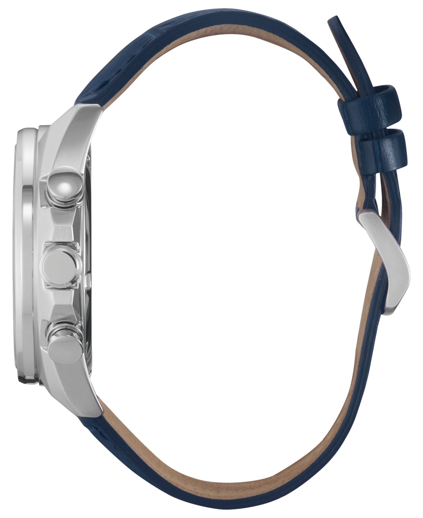 Мужские часы Citizen Millennium Falcon Blue Leather Strap Watch 44mm — фото 2